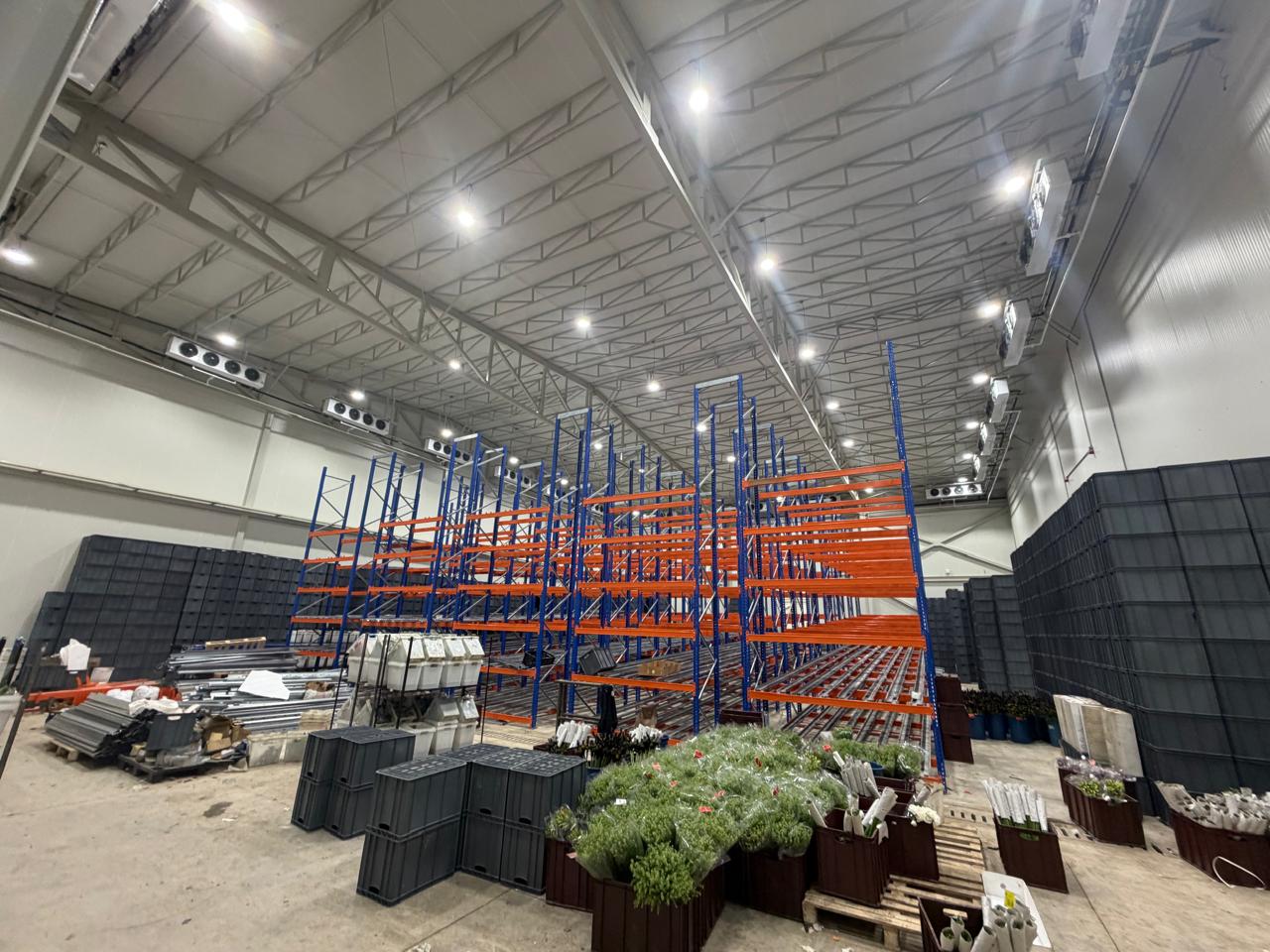 Bodega refrigerada de gran volumen instalada por FRIGOPAC