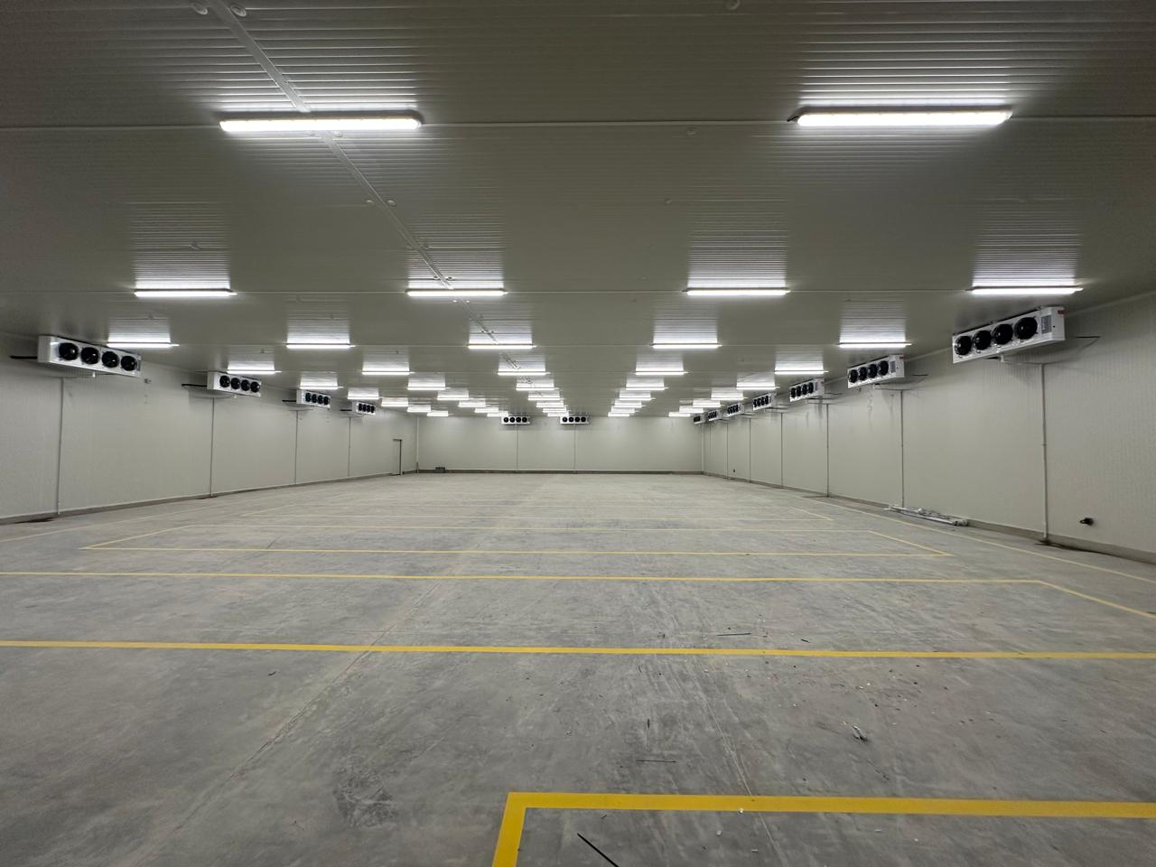 Interior de un cuarto frío